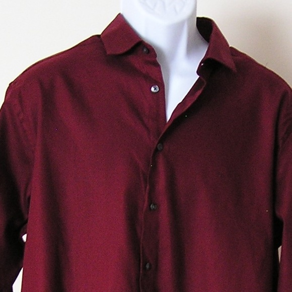 Calvin Klein Other - Calvin Klein Burgundy Shirt Slim Fit